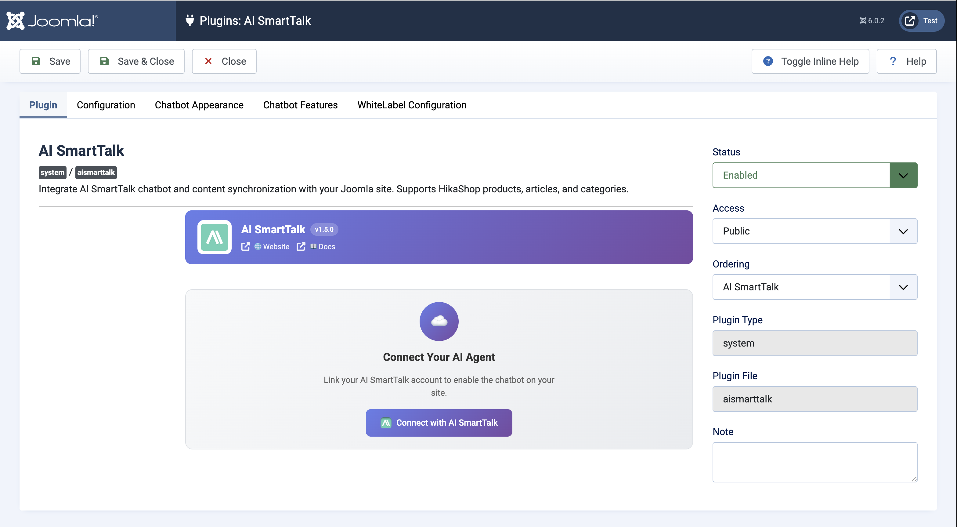 AI SmartTalk Oauth