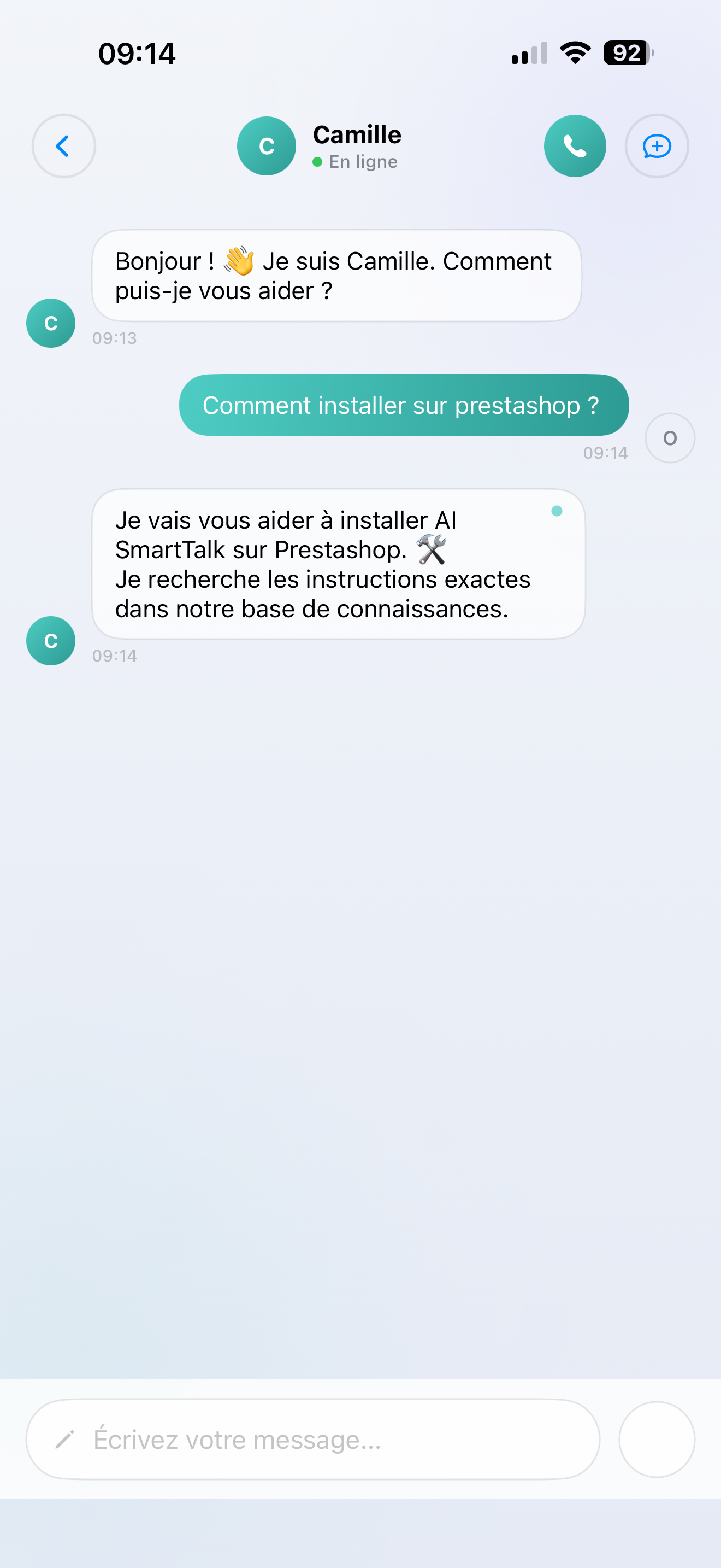 AI vastuse voog