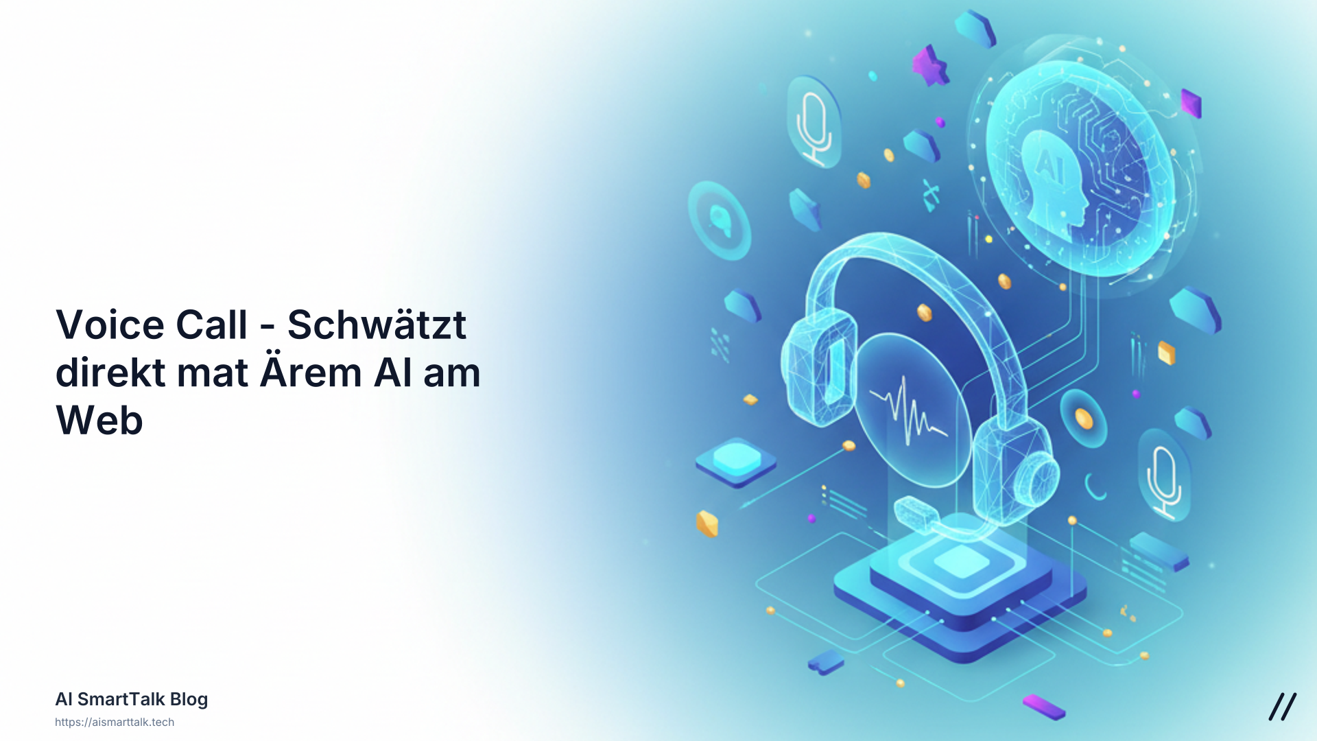 📞 Voice Call - Schwätzt direkt mat Ärem AI am Web