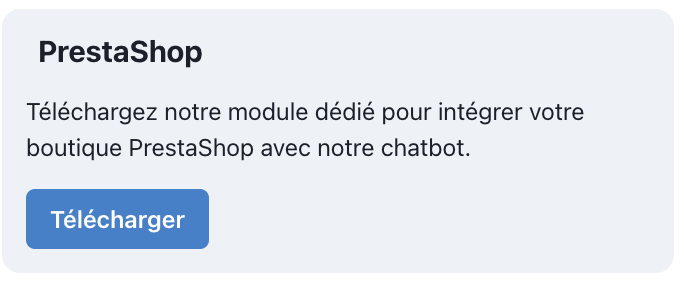 Baixar plugin PrestaShop